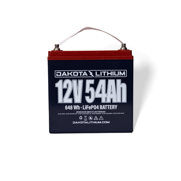 Dakota Lithium 12V 54Ah Deep Cycle LiFePO4 Battery for Marine & Mobility Scooter - Image 2