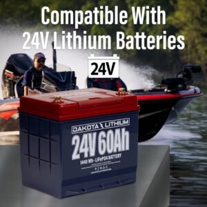 Dakota Lithium DL+24V 60Ah RV  Solar Power Bundle (Single 24V Batt) + Victron BMV & MPPT