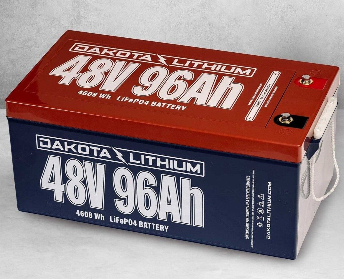48V96Ah Golf Cart Battery Bundle with Charger