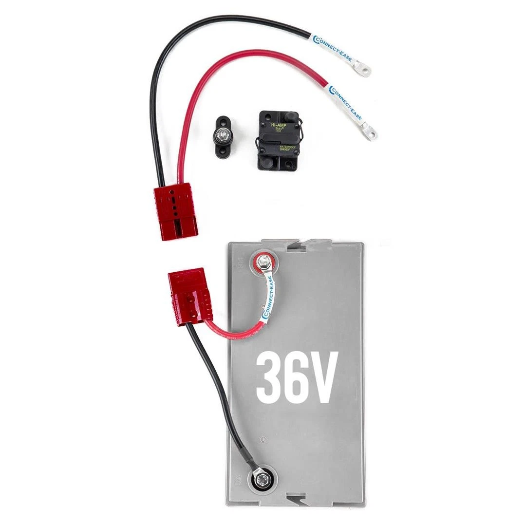 Connect Ease Ignite 36V — Single-Case Lithium Battery Trolling Motor Wiring Kit