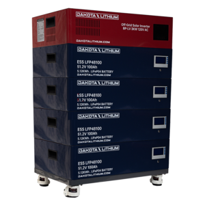 Dakota Lithium 20.48kWh 48V 400Ah LiFePO4 Home Backup Battery + 3000W Inverter