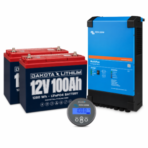 12V200Ah Solar Backup & Shed System (2x12V100Ah)
